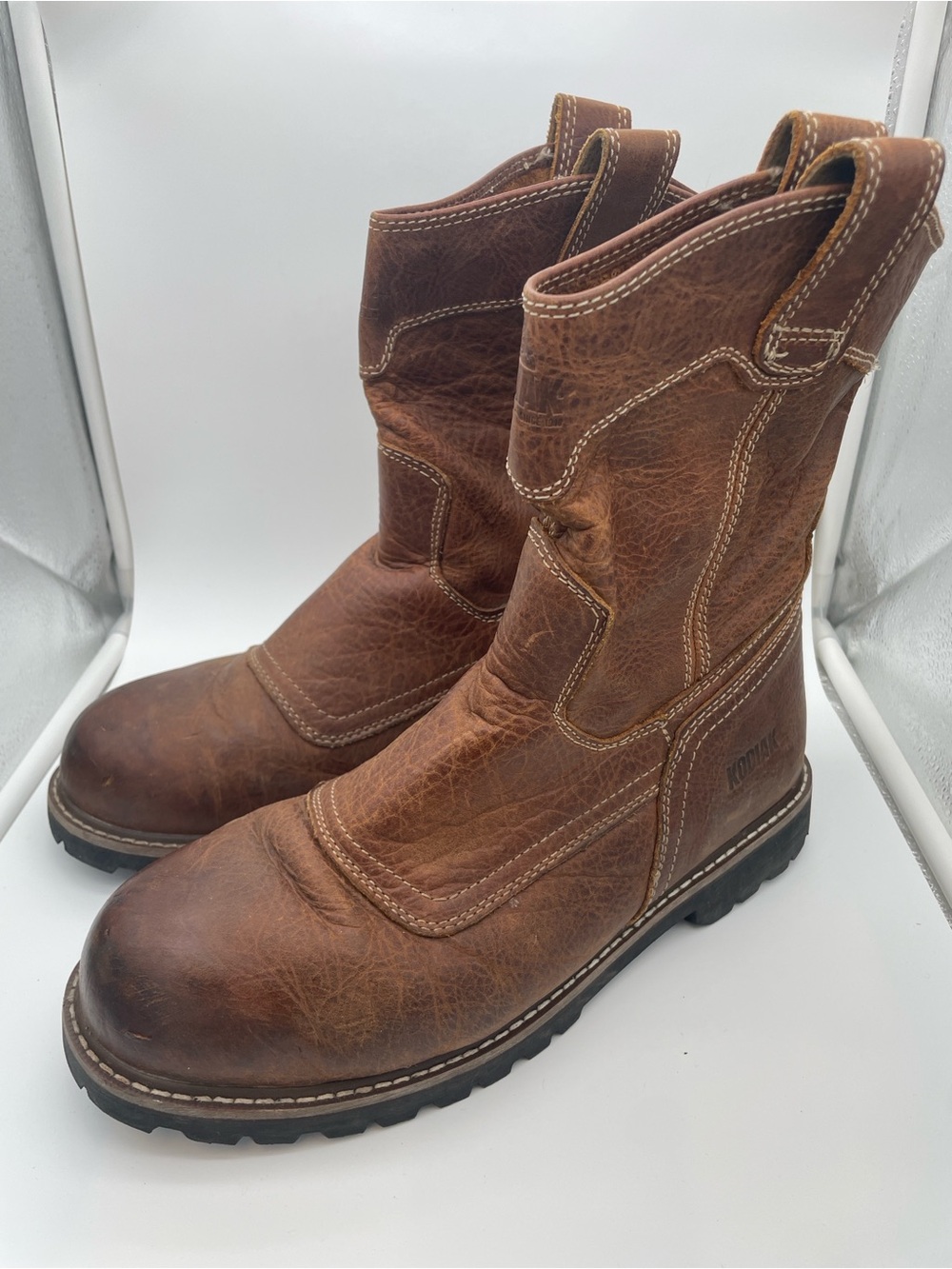 Kodiak McKinney Wellington Waterproof Composite Toe Pull on Safety Work Farm 10W